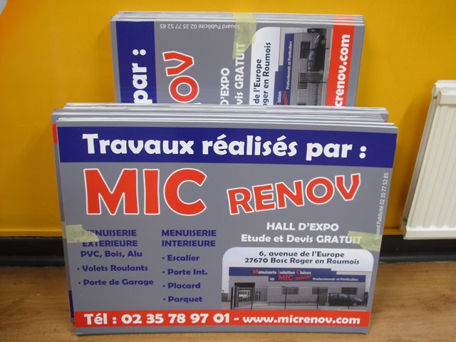 Panneau de Chantier Panneau de Chantier