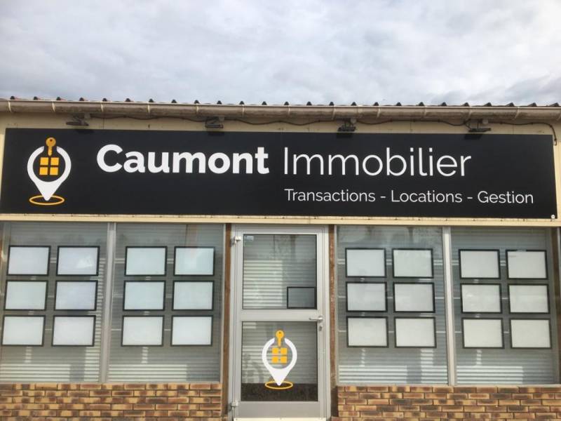 Enseigne non lumineuse type caisson + panneau Enseigne non lumineuse type caisson + panneau